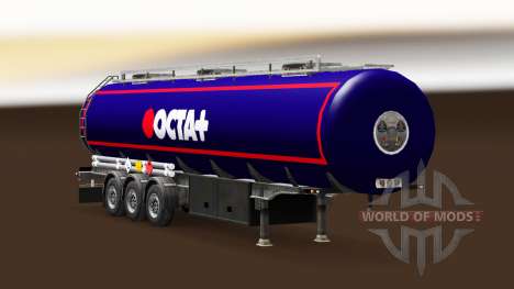 La peau de l'Octa de carburant semi-remorque pour Euro Truck Simulator 2