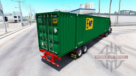 Semi-remorque conteneur EMP pour American Truck Simulator
