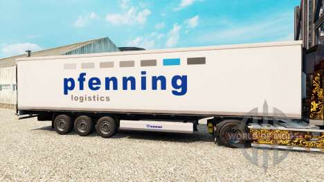 La peau Pfenning pour les semi-frigorifique pour Euro Truck Simulator 2