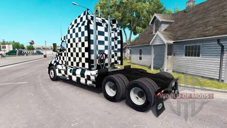 Die Karierte skin für den truck Peterbilt für American Truck Simulator