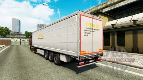 La peau Derdaele sur semi pour Euro Truck Simulator 2