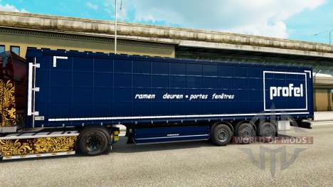 La peau sur Nos remorques pour Euro Truck Simulator 2