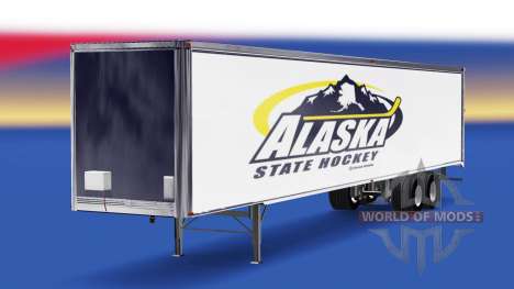 La peau de l'Alaska, de l'État de Hockey sur la  pour American Truck Simulator