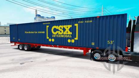 Auflieger container-CSX Intermodal für American Truck Simulator