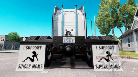Kotflügel I Support Single Moms v1.8 für American Truck Simulator