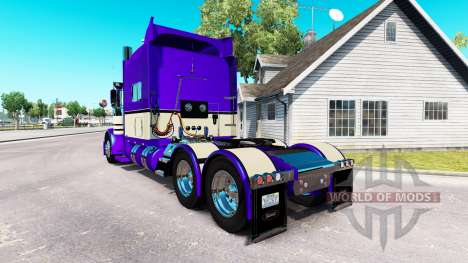 Metallic Pourpre de la peau pour le camion Peter pour American Truck Simulator