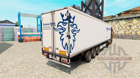 Skin Scania Rent für semi-refrigerated für Euro Truck Simulator 2