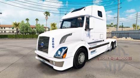 La peau B. A. H. Express camion Volvo VNL 670 pour American Truck Simulator