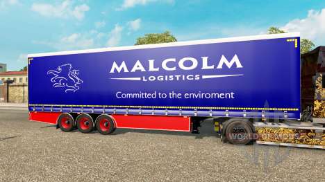Rideau semi-remorque Krone Malcolm pour Euro Truck Simulator 2