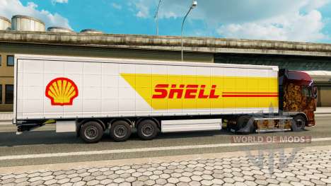 La peau Shell pour les semi-remorques pour Euro Truck Simulator 2