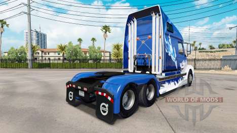 Blue Shark-skin für den Volvo truck VNL 670 für American Truck Simulator