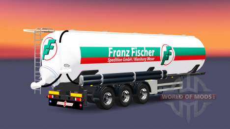 The semitrailer réservoir de Franz Fischer pour Euro Truck Simulator 2