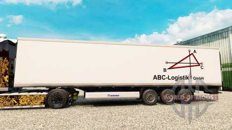 Haut ABC-Logistik für semi-refrigerated für Euro Truck Simulator 2