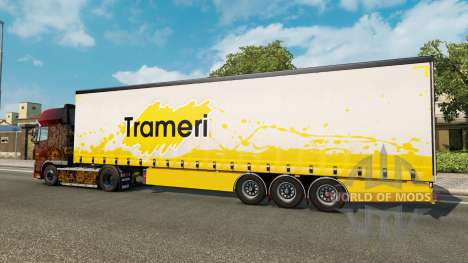 Rideau semi-remorque Krone Trameri pour Euro Truck Simulator 2