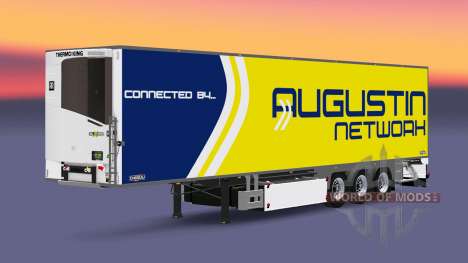 Semi-trailer-Kühlschrank Chereau Augustin Networ für Euro Truck Simulator 2