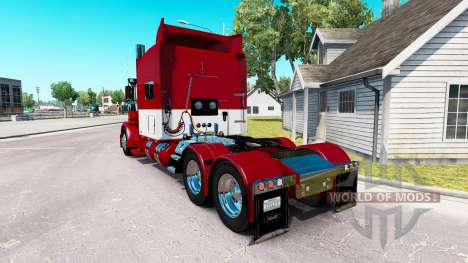 Скин Rethwisch Transport LLC на Peterbilt 389 pour American Truck Simulator