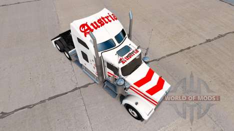 La peau de l'Autriche dans le camion Kenworth W9 pour American Truck Simulator