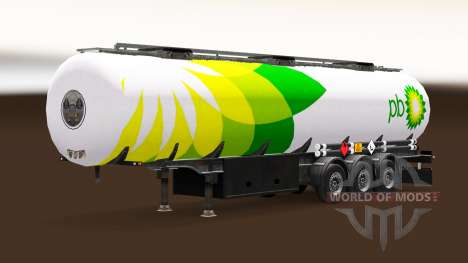 La peau BP carburant semi-remorque pour Euro Truck Simulator 2