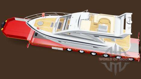 Bas de balayage avec une cargaison de yachts pour American Truck Simulator