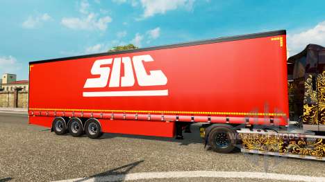 Rideau semi-remorque Krone DDC pour Euro Truck Simulator 2