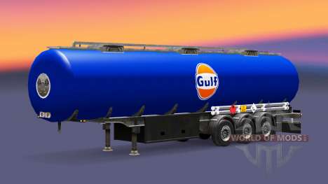 La peau du Golfe de carburant semi-remorque pour Euro Truck Simulator 2