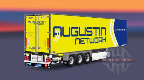 Semi-trailer-Kühlschrank Chereau Augustin Networ für Euro Truck Simulator 2
