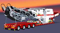 Bas de balayage avec une cargaison raboteuses pour Euro Truck Simulator 2