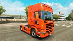 La peau Hazzard v2.0 camion Scania pour Euro Truck Simulator 2