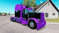 Inspirés par la course de la peau pour le camion Peterbilt 389 pour American Truck Simulator
