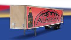 La peau de l'Alaska Brewing Company sur la remorque pour American Truck Simulator