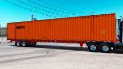 Semitrailer container Schneider für American Truck Simulator