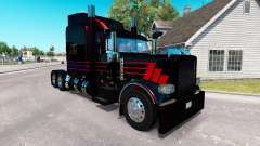 Haut Schwarzen SR auf dem truck-Peterbilt 389 für American Truck Simulator