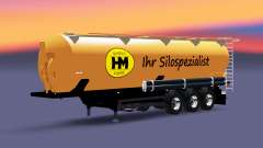 La semi-remorque-citerne HM Spedition & Logistik pour Euro Truck Simulator 2