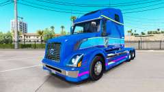 Haut Plycool auf Sattelzugmaschine Volvo VNL 670 für American Truck Simulator