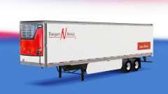 Haut Transport N Service v2.0 auf dem semi-trailer für American Truck Simulator