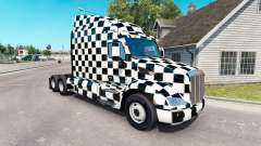 Le Damier de la peau pour le camion Peterbilt pour American Truck Simulator
