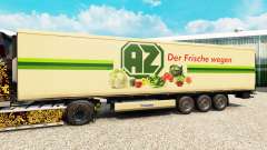 Haut-AZ für semi-refrigerated für Euro Truck Simulator 2
