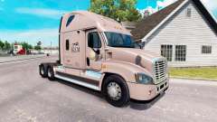 Скин KLLM Transport на Freightliner Cascadia für American Truck Simulator