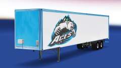 La peau de l'Alaska Aces sur la remorque pour American Truck Simulator