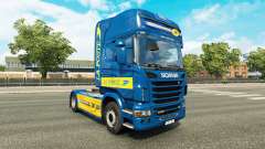Haut La Poste für Zugmaschine Scania für Euro Truck Simulator 2