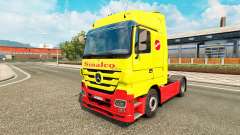Sinalco de la peau pour Mercedes Benz camion pour Euro Truck Simulator 2