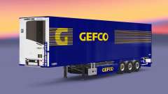 Semi-remorque frigo Chereau Gefco pour Euro Truck Simulator 2
