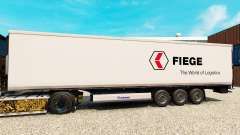 La peau Fiege Logistik pour les semi-frigorifique pour Euro Truck Simulator 2