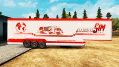 La semi-remorque-le réfrigérateur TruckSim pour Euro Truck Simulator 2