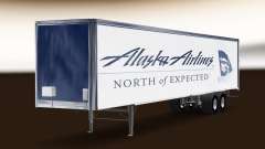 Haut Alaska Airlines auf dem Anhänger für American Truck Simulator