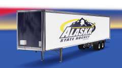 La peau de l'Alaska, de l'État de Hockey sur la remorque pour American Truck Simulator