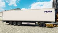 La peau PEMA pour les semi-frigorifique pour Euro Truck Simulator 2