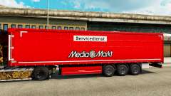 La peau Media Markt pour les remorques pour Euro Truck Simulator 2
