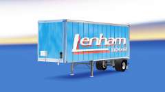 La peau Lenham sur la remorque pour American Truck Simulator