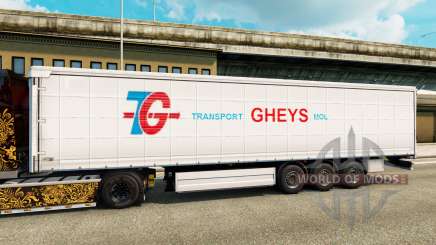 La peau de Transport Gheys sur semi pour Euro Truck Simulator 2
